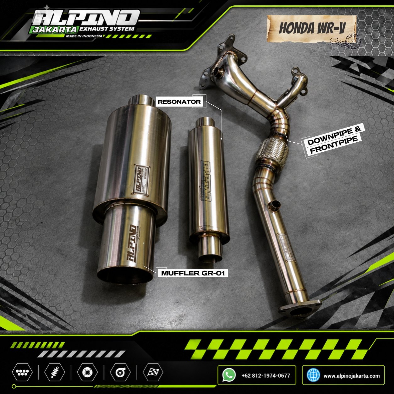 Knalpot Honda WRV